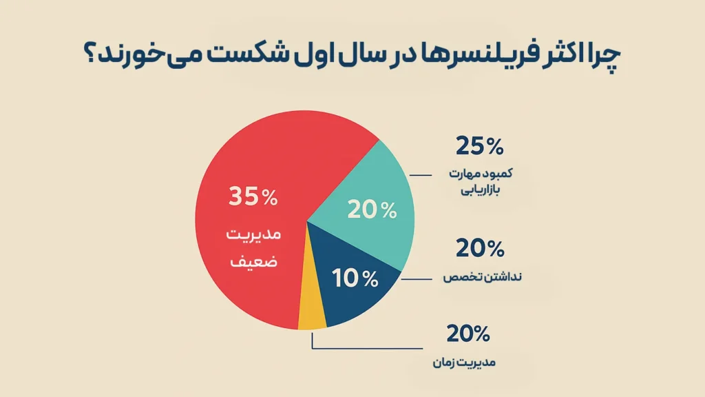 شکست در freelancing